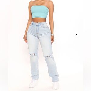 Beat Me To It Straight Leg Jeans (juniors)